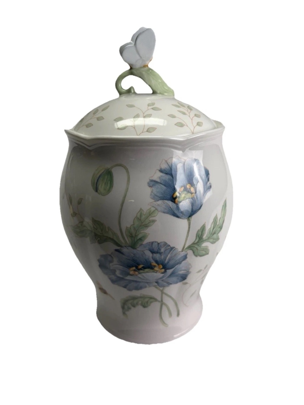 Lenox Butterfly Meadow Porcelain Small Canister with Monarch BRAND NEW W/tag - Picture 3 of 8